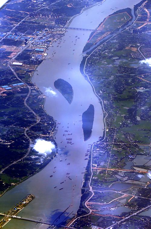 空姐告诉我，这里是江汉平原！