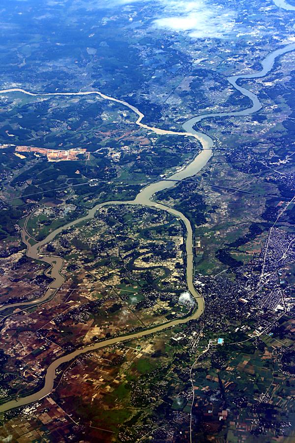 空姐告诉我，这里是江汉平原！