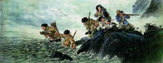 牡丹江地标建筑：八女投江英烈群雕