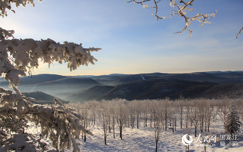 图说龙江：初冬羊草山 云山雾罩显奇观 【13】