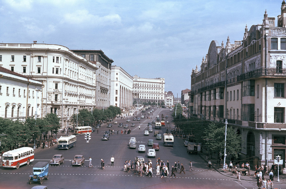 图集：1950年代的莫斯科【2】 - 沉默的麻雀 - 沉默的麻雀的博客