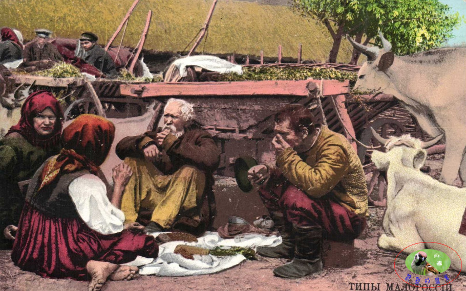 老明信片上的俄罗斯民族类型及风俗 - 沉默的麻雀 - 沉默的麻雀的博客