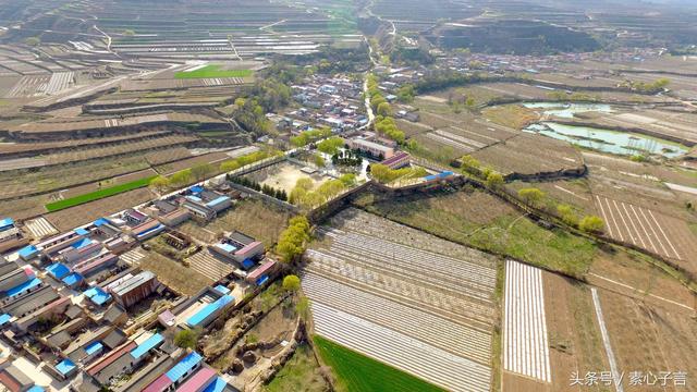 俯瞰静宁张家小河