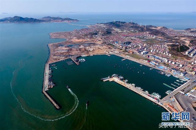 鸟瞰“海上仙山”山东长岛