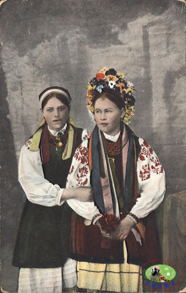 老明信片上的俄罗斯民族类型及风俗 - 沉默的麻雀 - 沉默的麻雀的博客